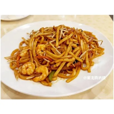 Deep Fried Stuffed Pork Dumpling 金珠咸水角 at Dragon Emperor Saskatoon Chinese Restaurant