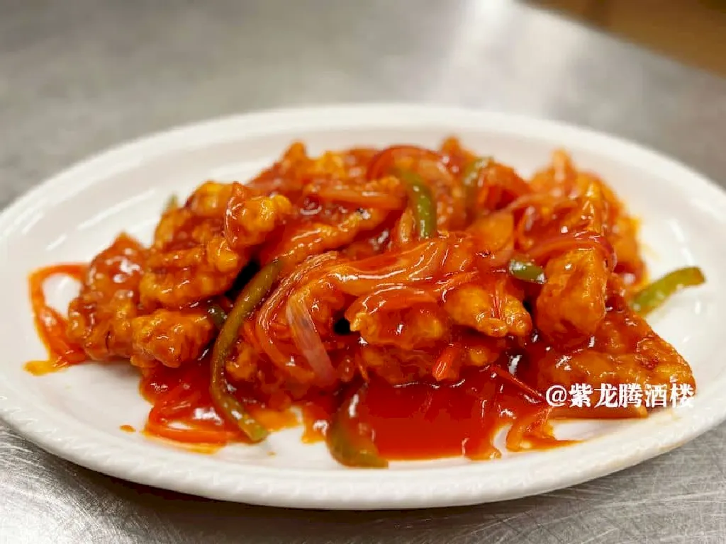 Peking-Style-Pork-Chop-with-Sweet-and-Sour-Sauce-京都焗肉排