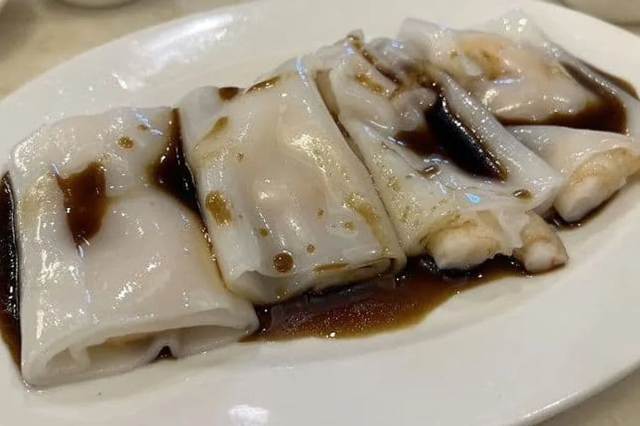 Shrimp Rice Noodle Roll / 鲜虾肠 at Dragon Emperor – Saskatoon Chinese Restaurant