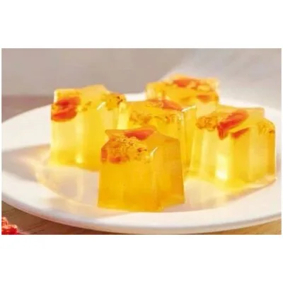 Osmanthus Cake / 桂花糕 at Dragon Emperor – Saskatoon Chinese Restaurant