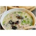 Sliced Pork and Preserved Egg Congee / 皮蛋瘦肉粥 at Dragon Emperor – Saskatoon Chinese Restaurant