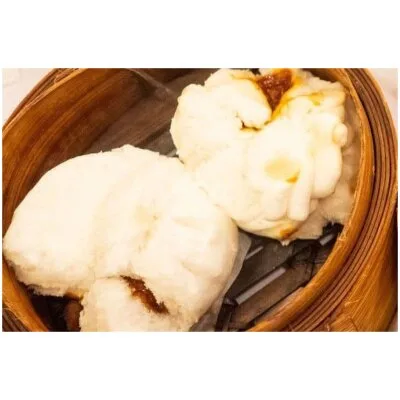 BBQ Pork Bun / 秘制叉烧包 at Dragon Emperor – Saskatoon Chinese Restaurant