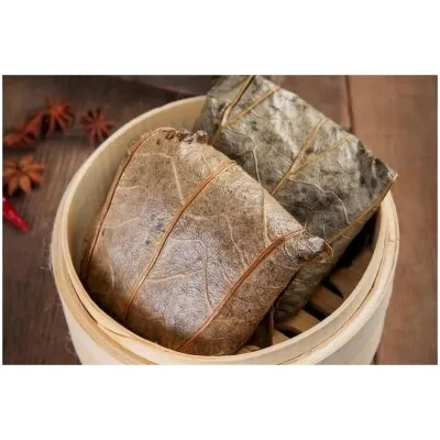 Sticky Rice Wrap With Lotus Leaf / 糯米鸡 at Dragon Emperor – Saskatoon Chinese Restaurant