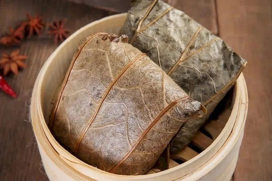 Sticky Rice Wrap With Lotus Leaf / 糯米鸡 at Dragon Emperor – Saskatoon Chinese Restaurant