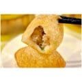 Deep Fried Stuffed Pork Dumpling / 金珠咸水角 at Dragon Emperor – Saskatoon Chinese Restaurant