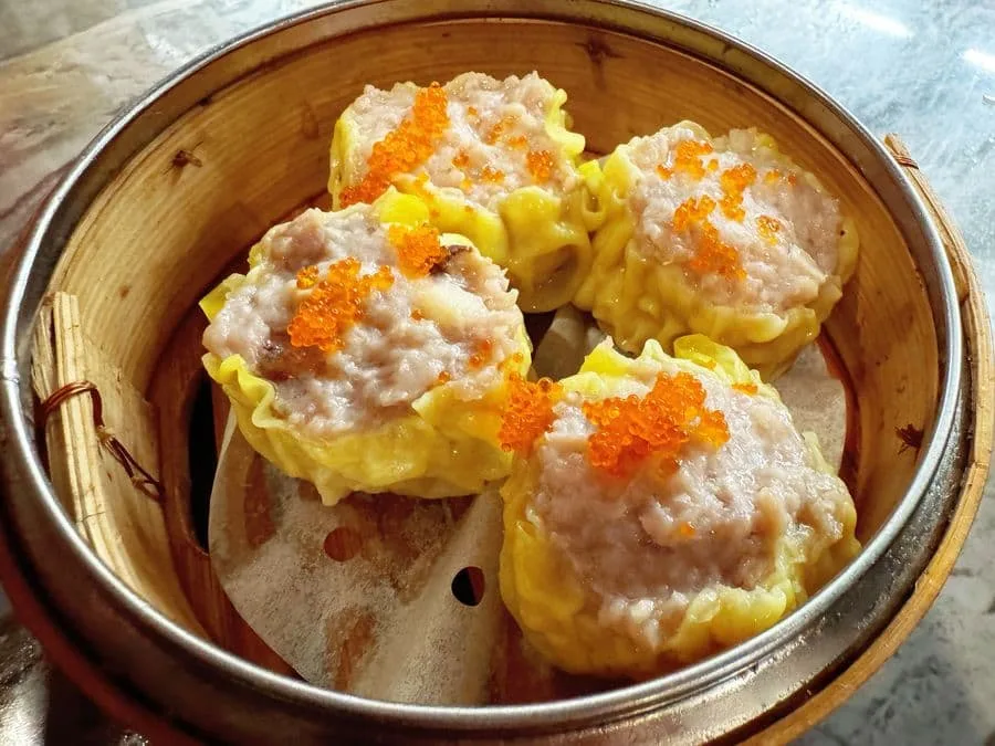 Steamed Pork Dumpling / 鱼子烧卖 at Dragon Emperor Saskatoon Chinese Restaurant